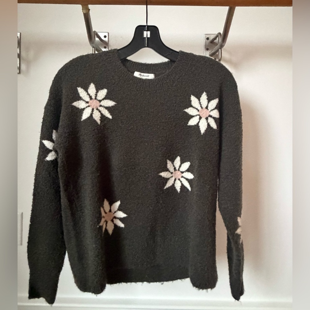 Madewell Daisy Crew Neck Sweater